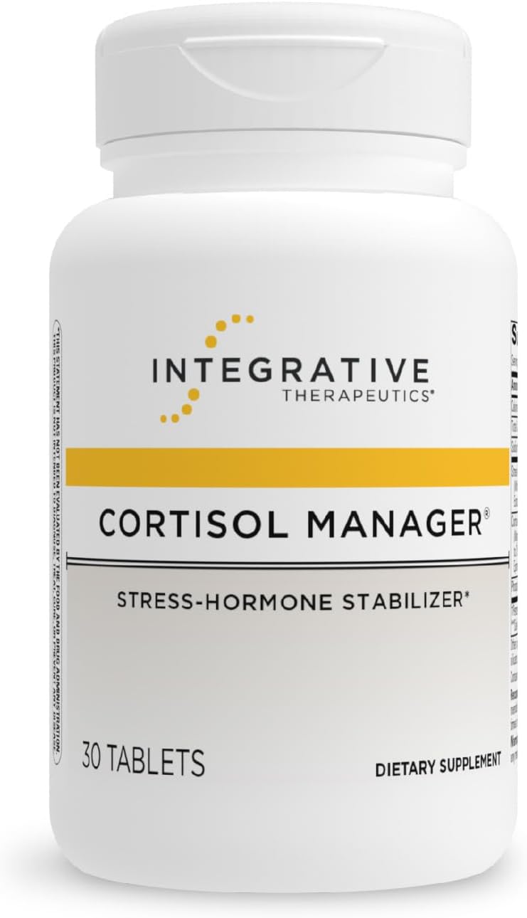Integrative Therapeutics - Cortisol Manager - Supplement with Ashwagandha and L-Theanine - Supports Relaxation & Calm* - 30 Tablets